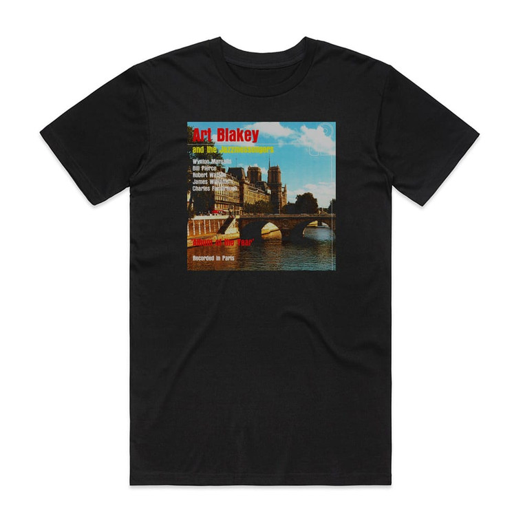 Art Blakey and The Jazz Messengers Album Of The Year Album Cover T-Shirt Black
