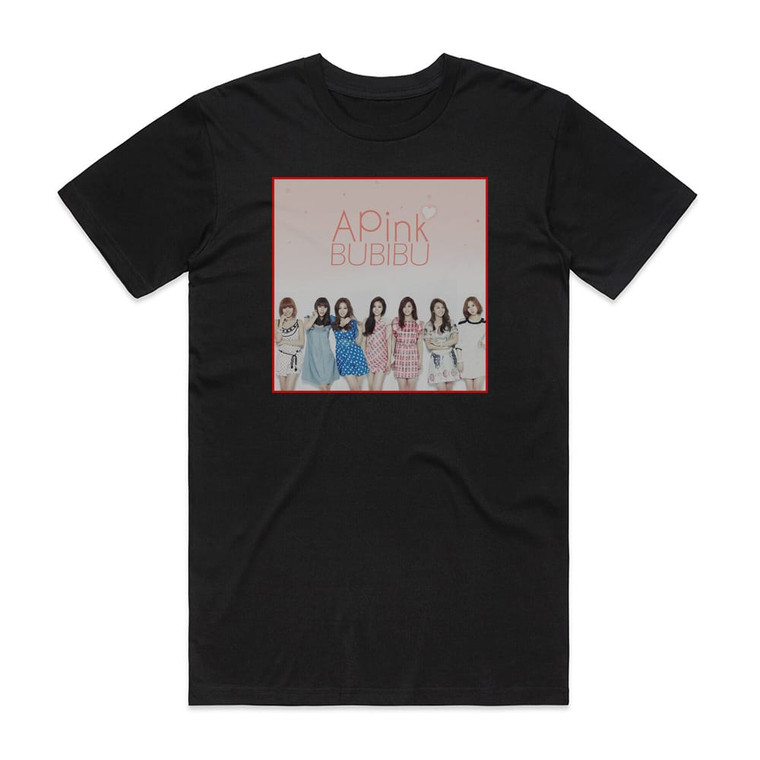 APink Bubibu Album Cover T-Shirt Black