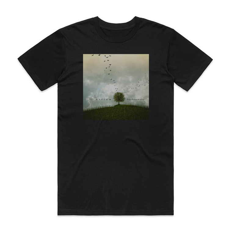 Atrium Psychosomatic Album Cover T-Shirt Black