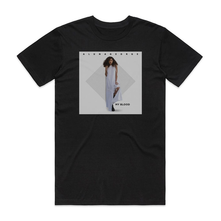 AlunaGeorge My Blood Album Cover T-Shirt Black