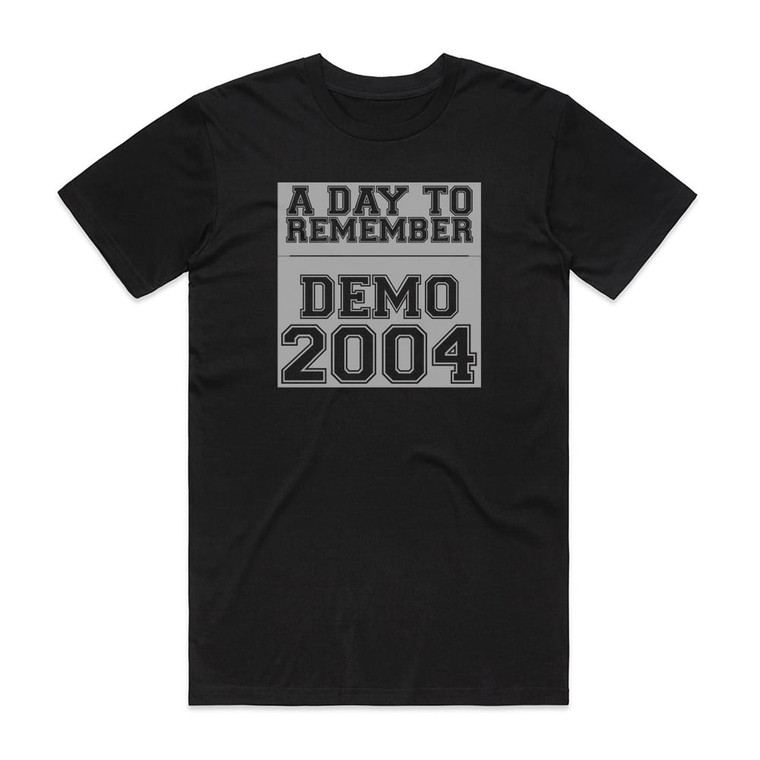 A Day to Remember Halos For Heros Dirt For The Dead Album Cover T-Shirt Black