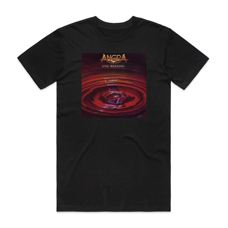Angra Evil Warning Album Cover T-Shirt Black