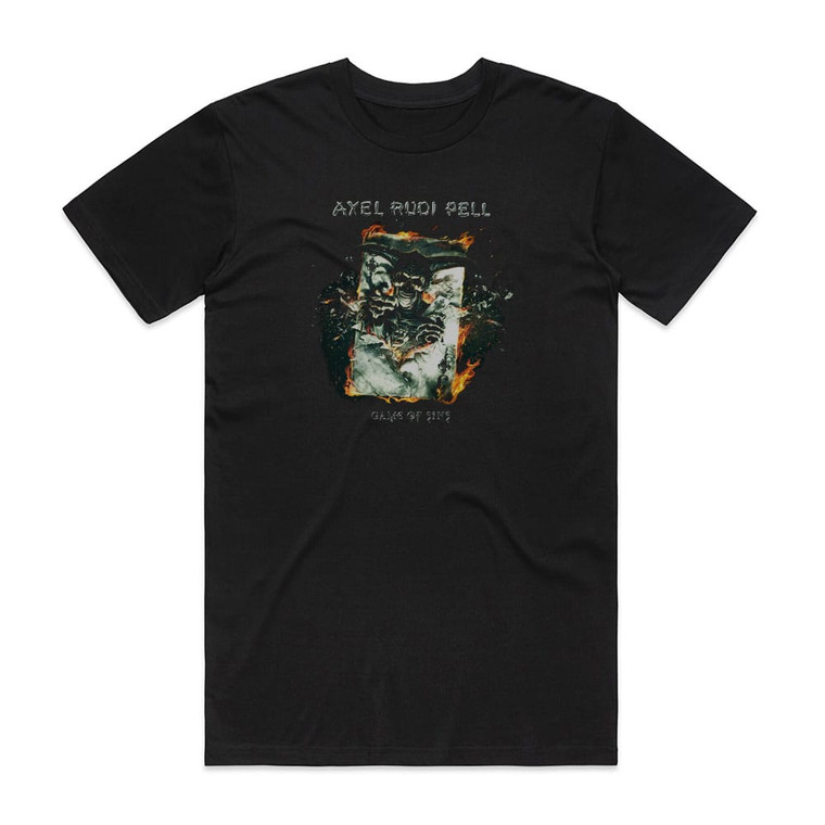 Axel Rudi Pell Game Of Sins 1 Album Cover T-Shirt Black