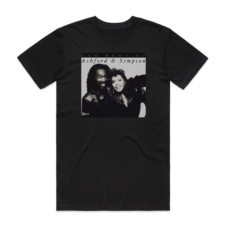 Ashford and Simpson The Best Of Ashford Simpson Album Cover T-Shirt Black