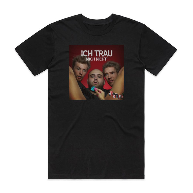 Apecrime Ich Trau Mich Nicht Album Cover T-Shirt Black