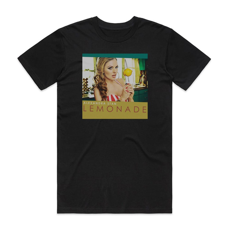 Alexandra Stan Lemonade 2 Album Cover T-Shirt Black