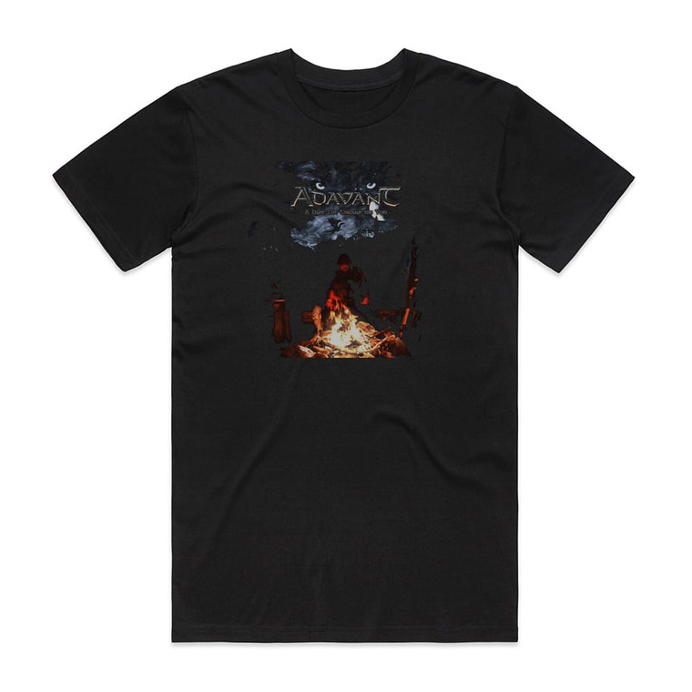 Adavant A Light Cut Through The Void Album Cover T-Shirt Black