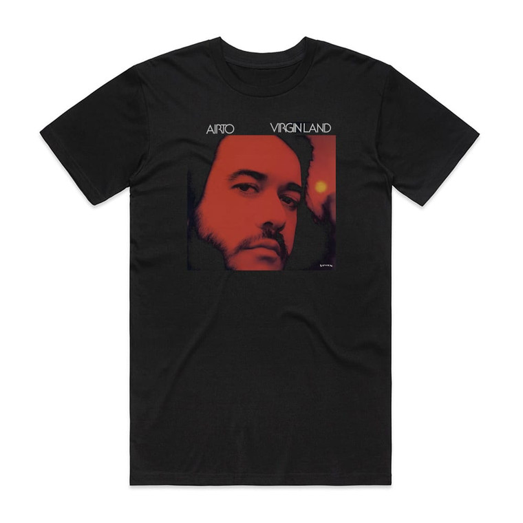 Airto Moreira Virgin Land Album Cover T-Shirt Black