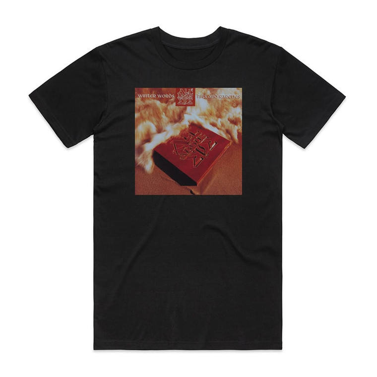 All About Eve Winter Words Hits And Rareties Album Cover T-Shirt Black
