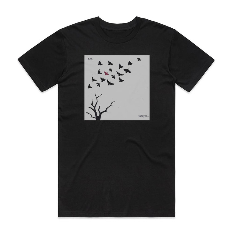 AM Today Is Album Cover T-Shirt Black