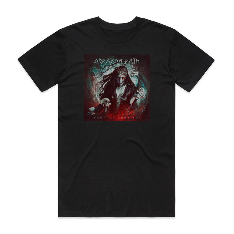 Arrayan Path Dawn Of Aquarius Album Cover T-Shirt Black