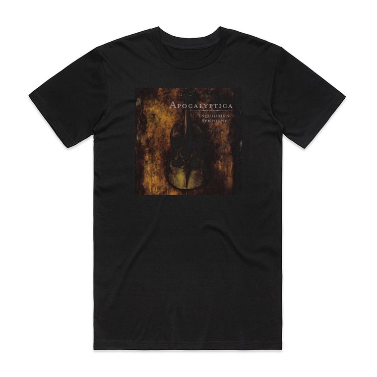 Apocalyptica Inquisition Symphony Album Cover T-Shirt Black
