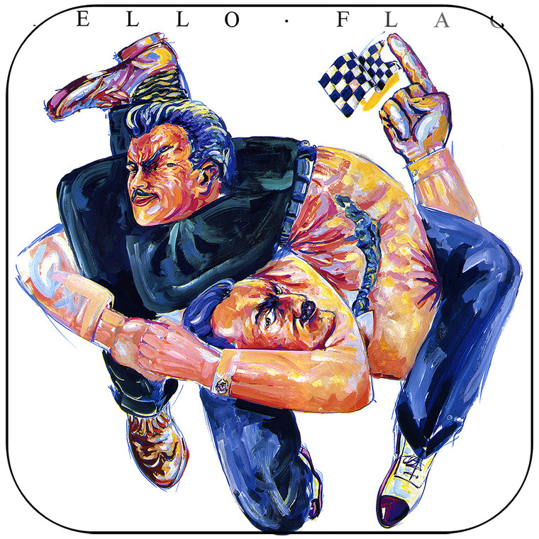 Yello Flag Album Cover Sticker