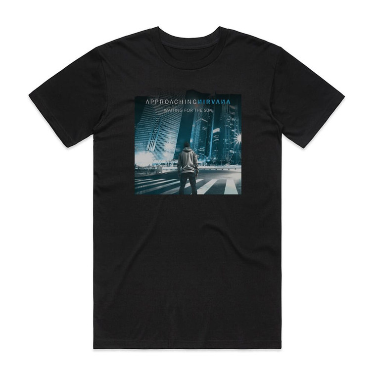 Approaching Nirvana Waiting For The Sun Album Cover T-Shirt Black