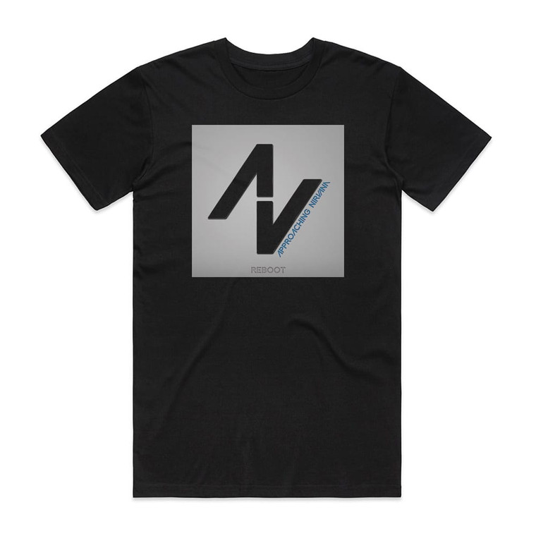 Approaching Nirvana Reboot Album Cover T-Shirt Black