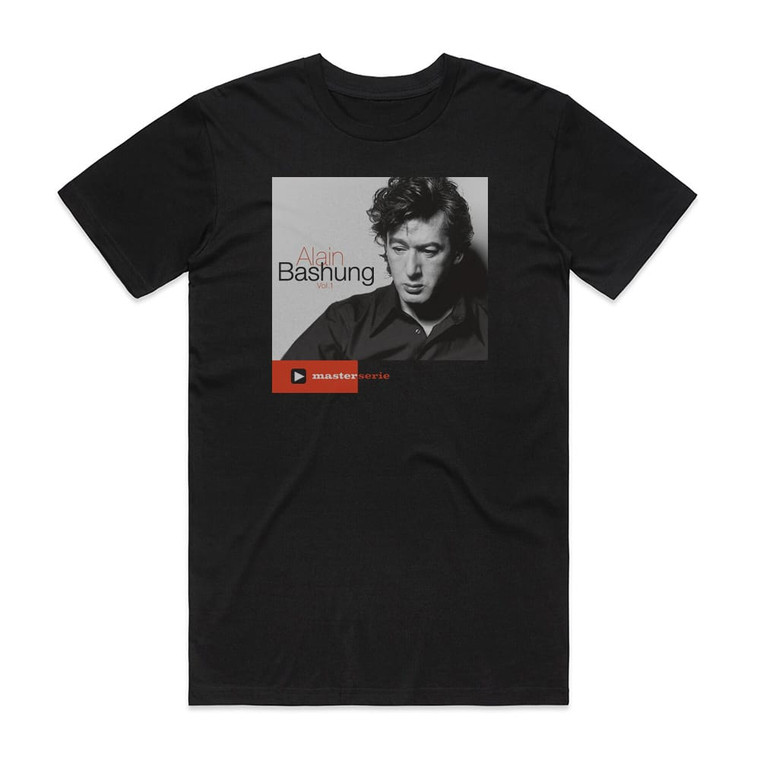 Alain Bashung Master Serie Volume 1 Album Cover T-Shirt Black