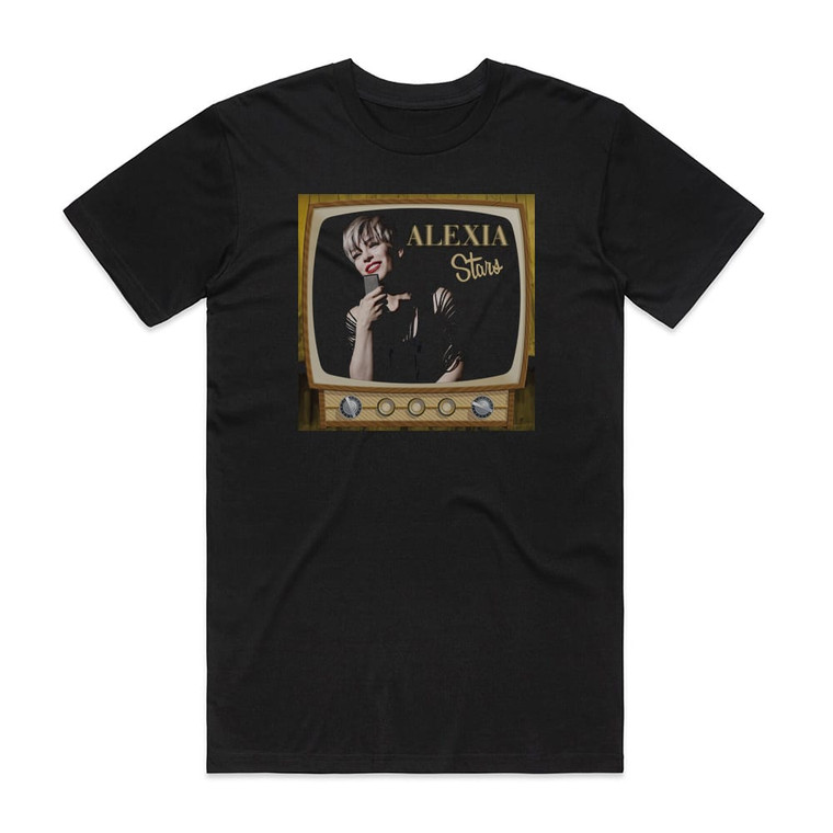 Alexia Stars Album Cover T-Shirt Black