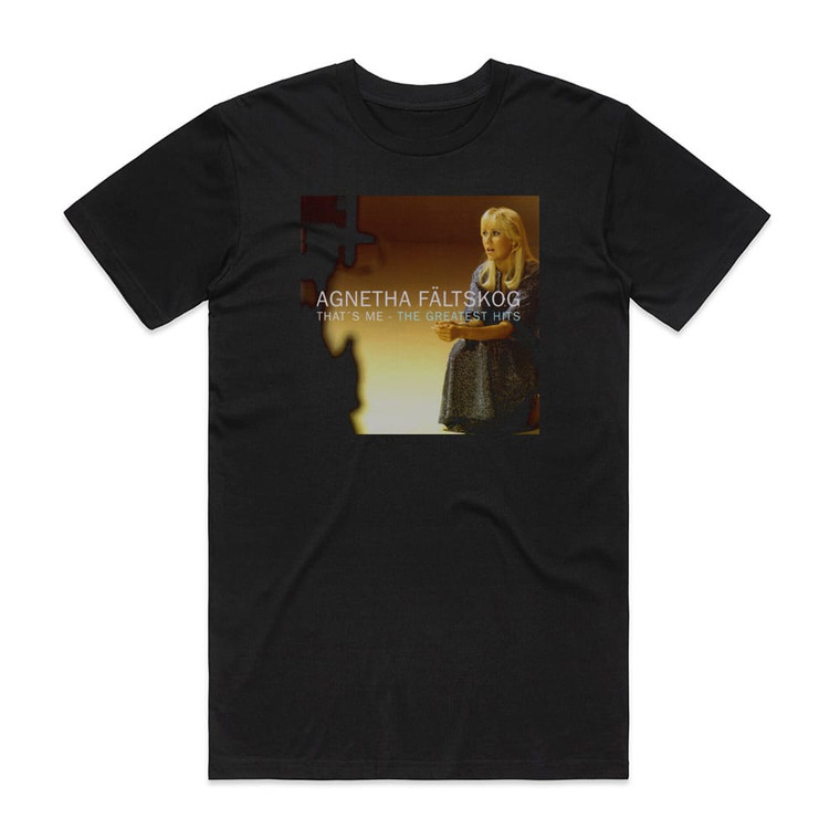 Agnetha Faltskog Thats Me The Greatest Hits Album Cover T-Shirt Black
