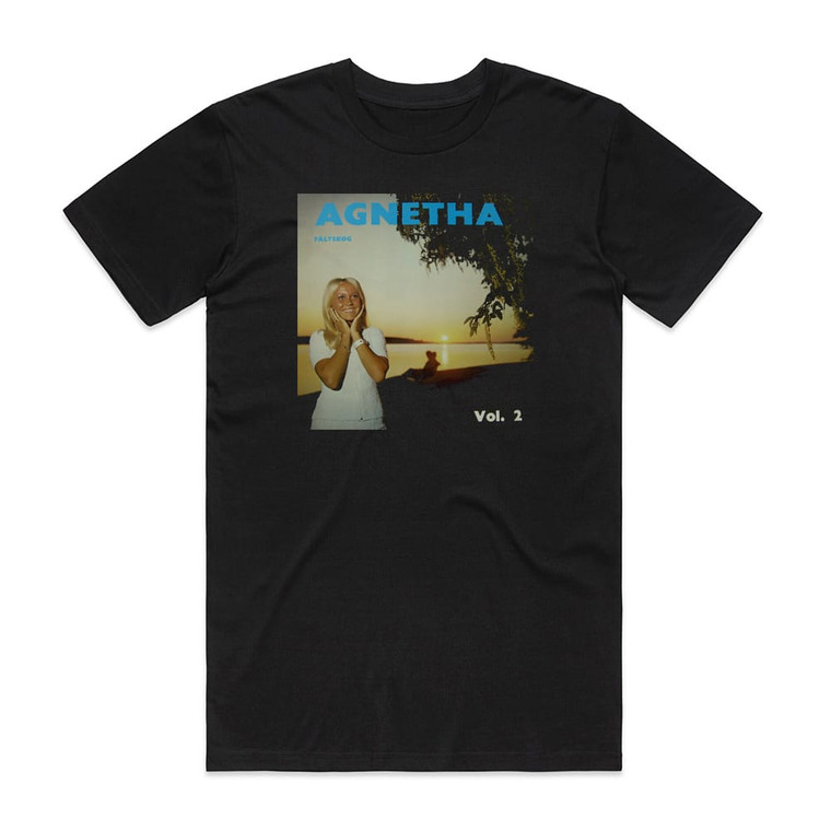 Agnetha Faltskog Agnetha Fltskog Volume 2 Album Cover T-Shirt Black