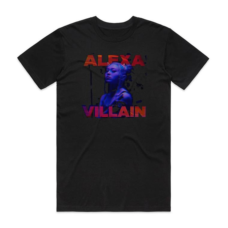 AleXa Villain Album Cover T-Shirt Black