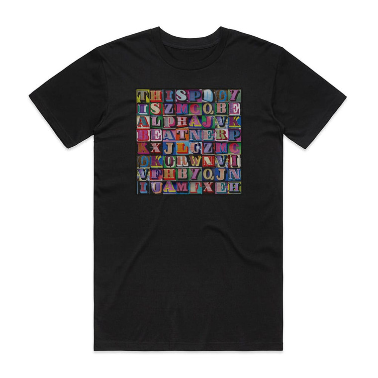 Alphabeat This Is Alphabeat Album Cover T-Shirt Black