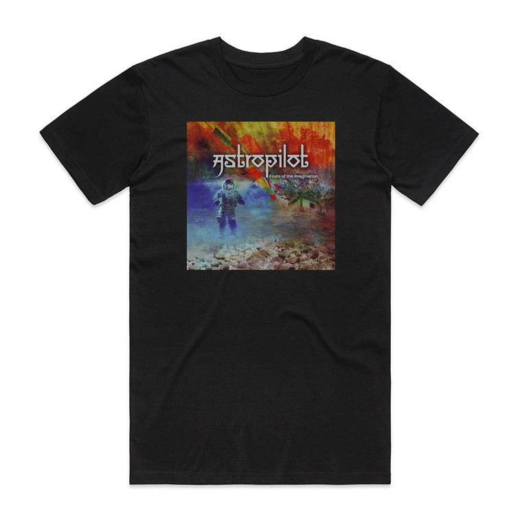 AstroPilot Fruits Of The Imagination Album Cover T-Shirt Black