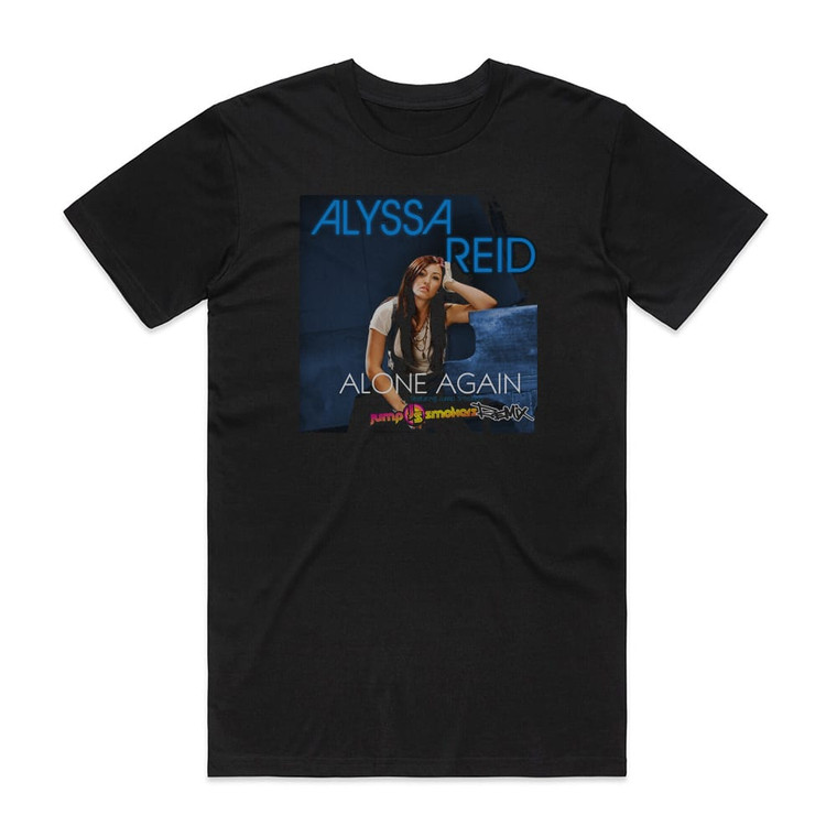 Alyssa Reid Alone Again 1 Album Cover T-Shirt Black