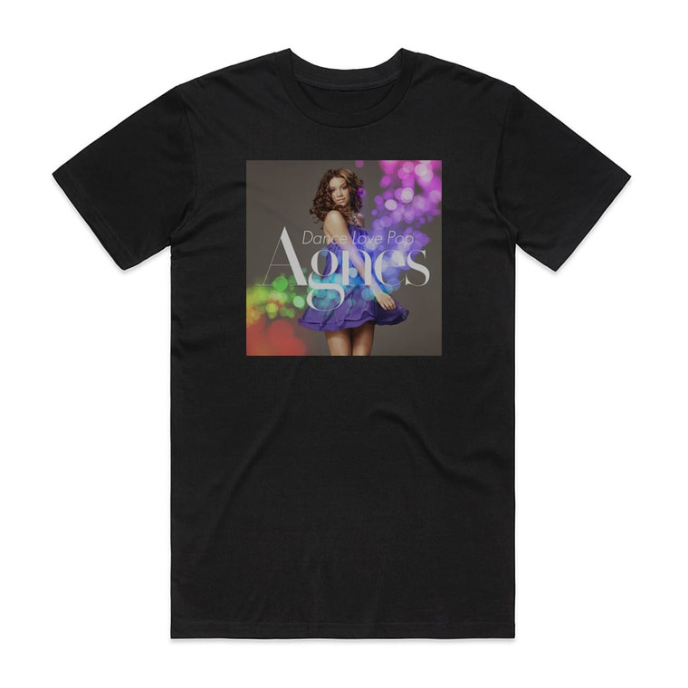 Agnes Dance Love Pop 1 Album Cover T-Shirt Black