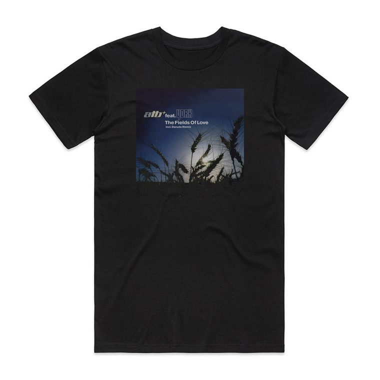 ATB The Fields Of Love 1 Album Cover T-Shirt Black ATB The Fields Of Love 1 Album Cover T-Shirt Black