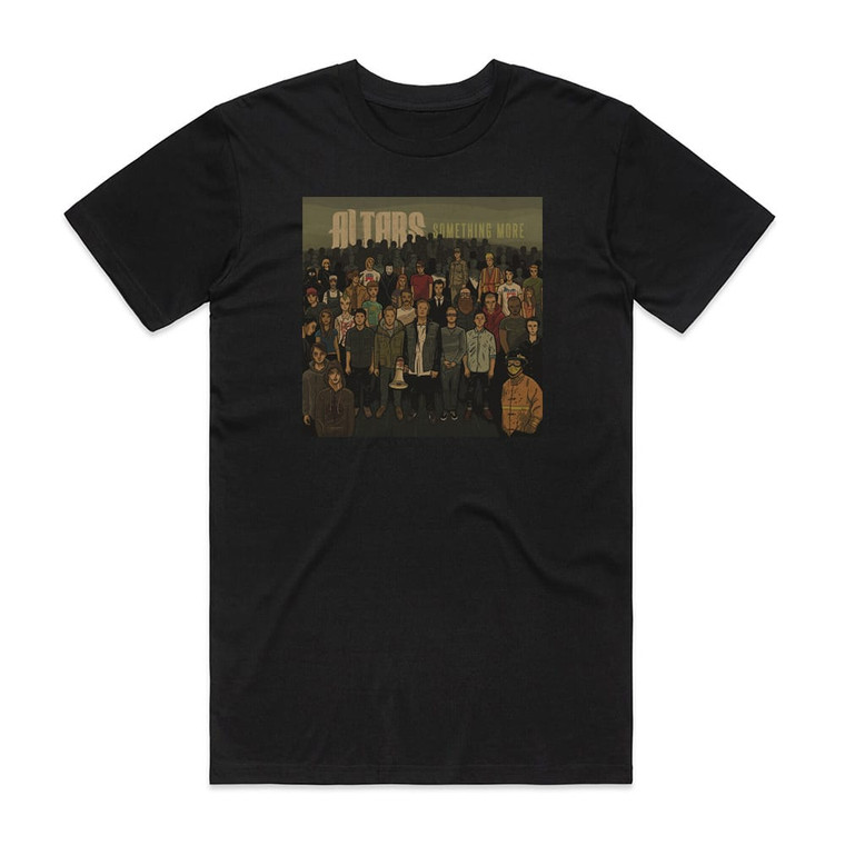 Altars Something More Album Cover T-Shirt Black