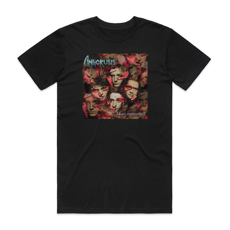 Anacrusis Manic Impressions Album Cover T-Shirt Black