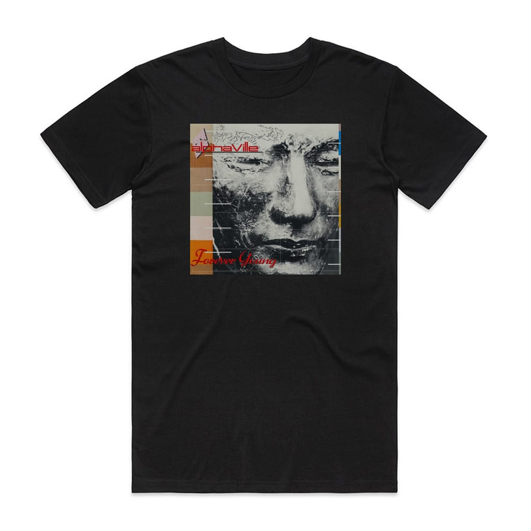 Alphaville Forever Young Album Cover T-Shirt Black