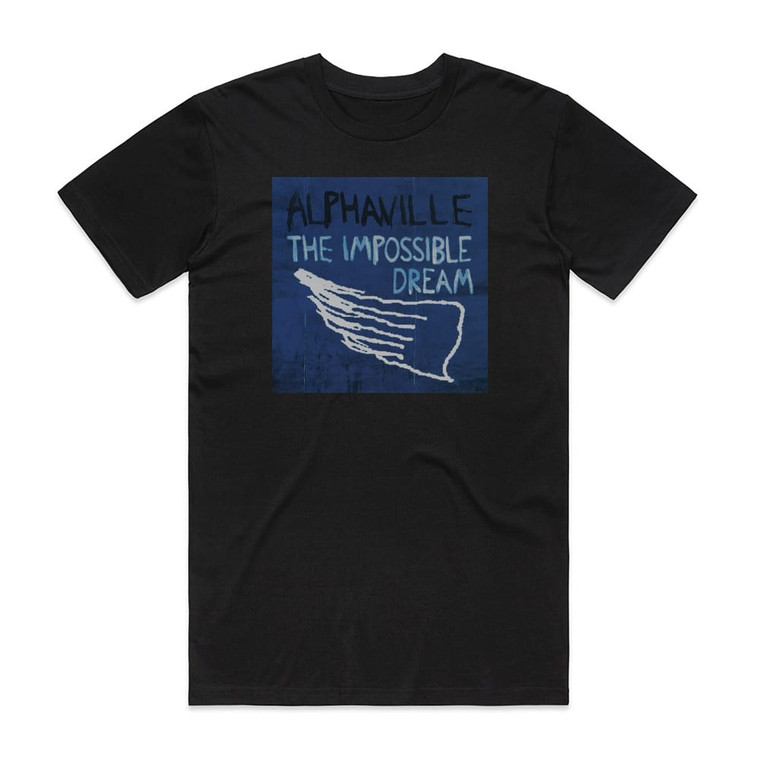 Alphaville The Impossible Dream Album Cover T-Shirt Black