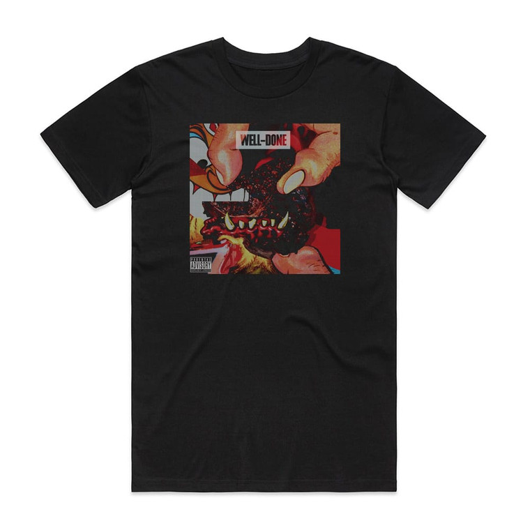 Action Bronson Well Done Album Cover T-Shirt Black