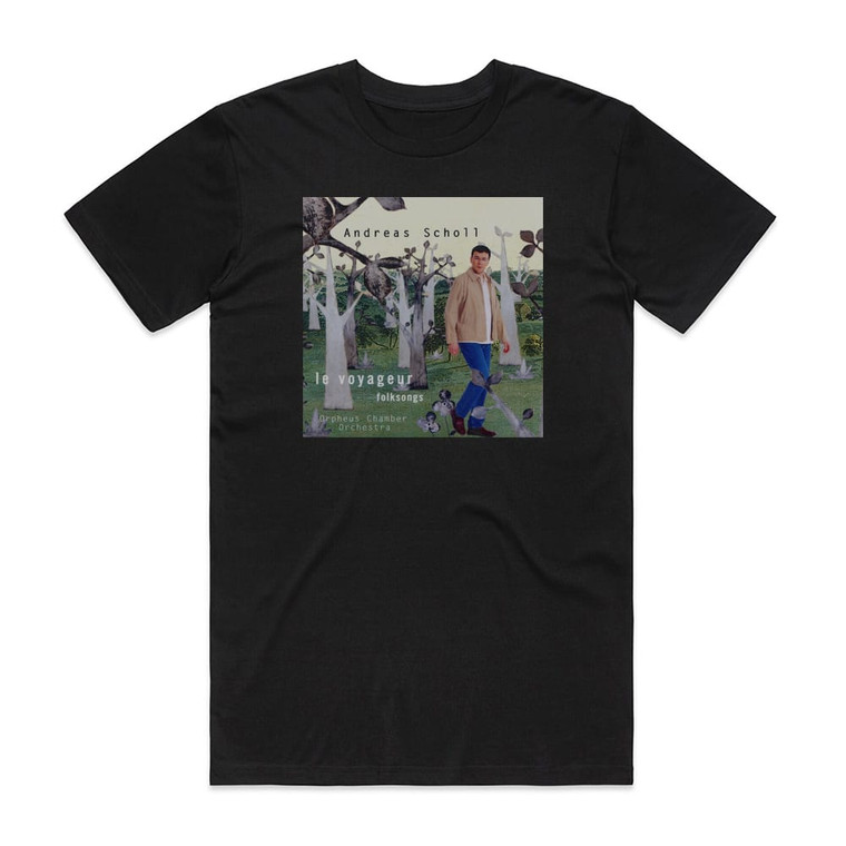 Andreas Scholl Wayfaring Stranger Album Cover T-Shirt Black