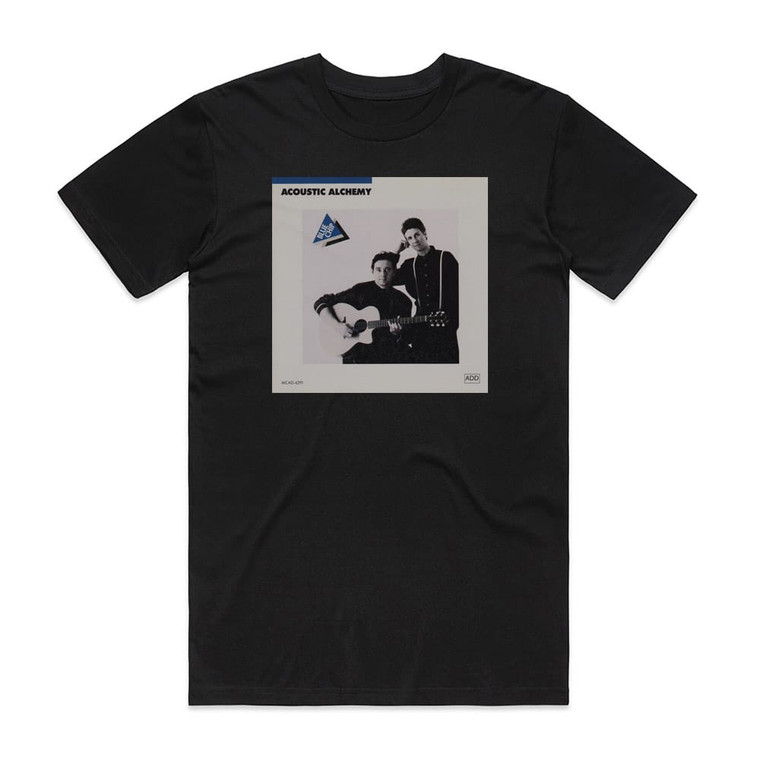 Acoustic Alchemy Blue Chip Album Cover T-Shirt Black