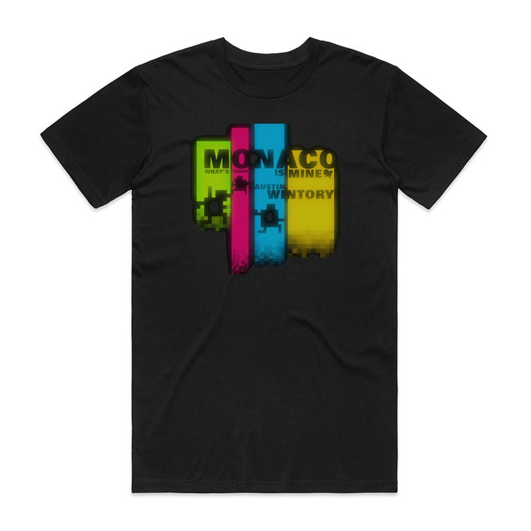 Austin Wintory Monaco Whats Yours Is Mine Album Cover T-Shirt Black Austin Wintory Monaco Whats Yours Is Mine Album Cover T-Shirt Black