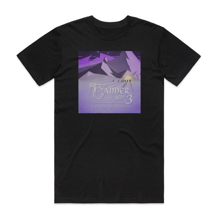 Austin Wintory The Banner Saga 3 Album Cover T-Shirt Black