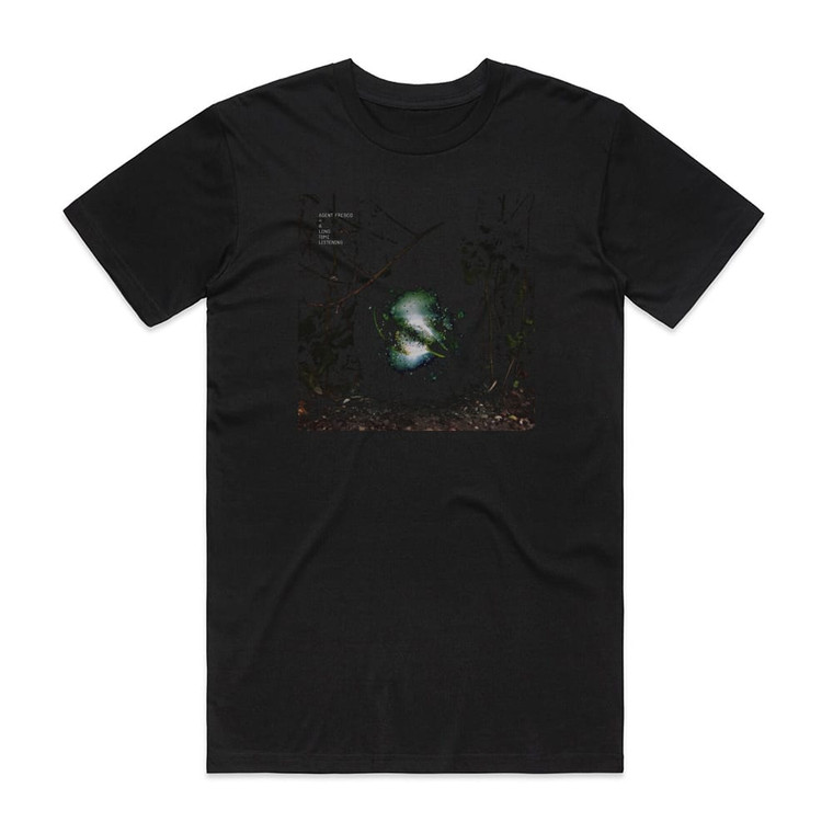 Agent Fresco A Long Time Listening Album Cover T-Shirt Black