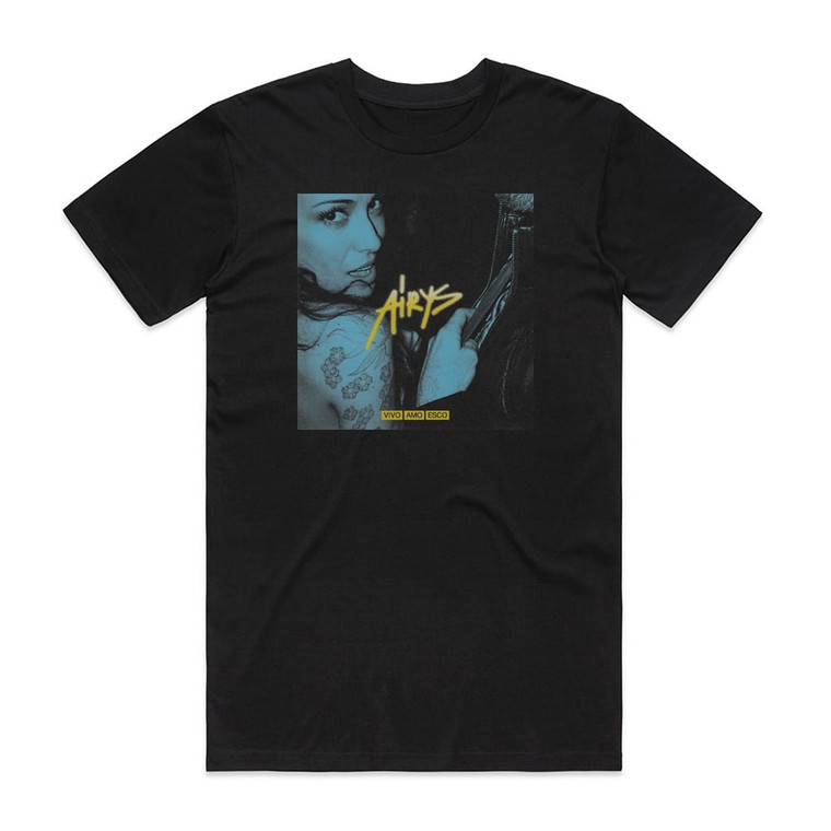 Airys Vivo Amo Esco Album Cover T-Shirt Black