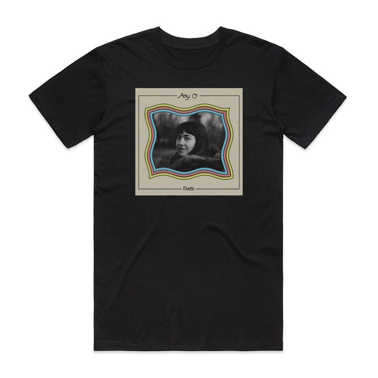 Amy O Elastic Album Cover T-Shirt Black