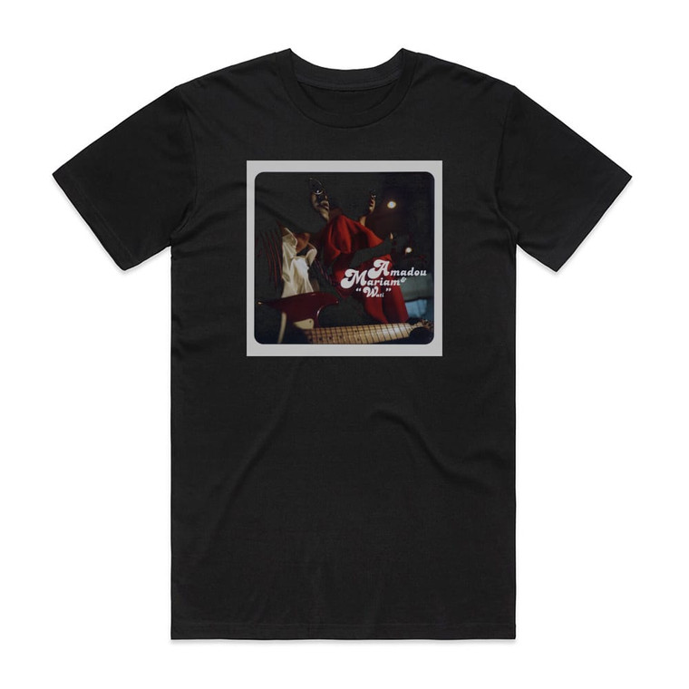 Amadou and Mariam Wati Album Cover T-Shirt Black