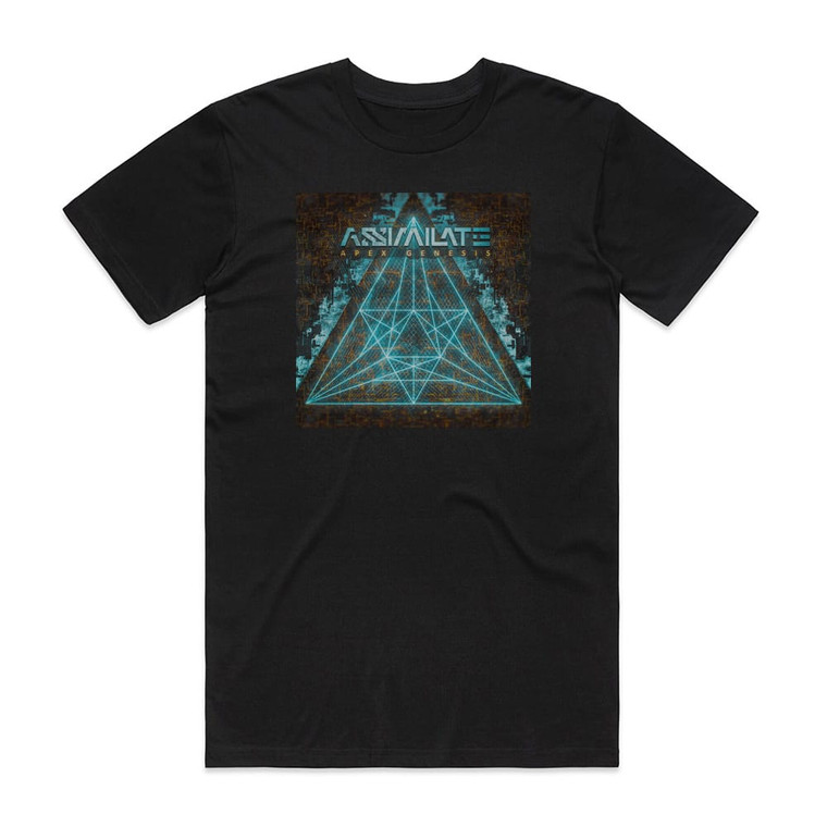 Assimilate Apex Genesis Album Cover T-Shirt Black