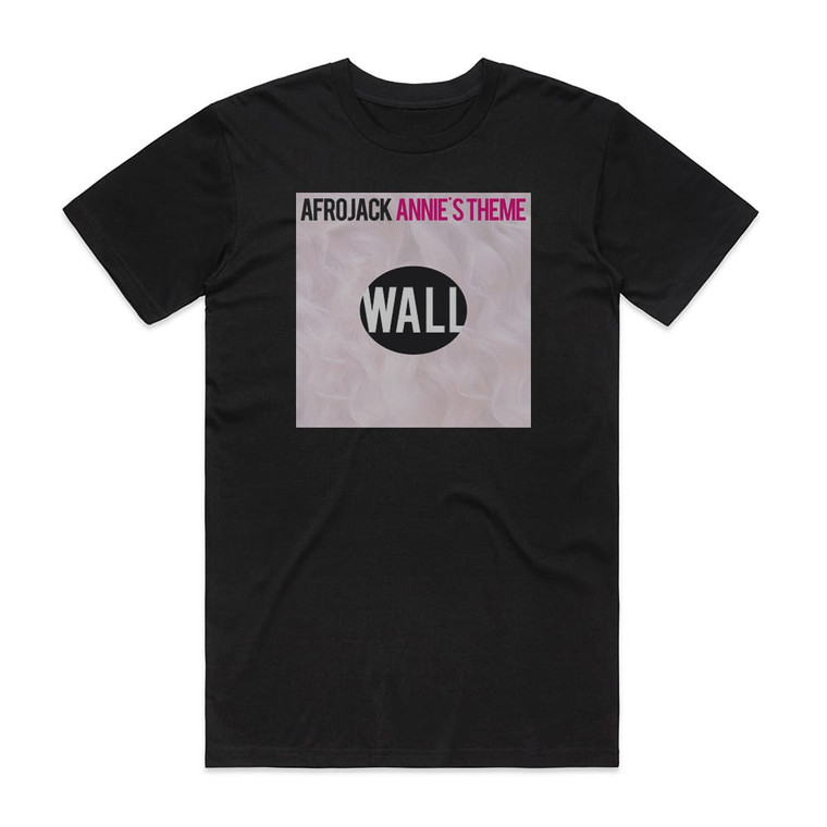 Afrojack Annies Theme Album Cover T-Shirt Black