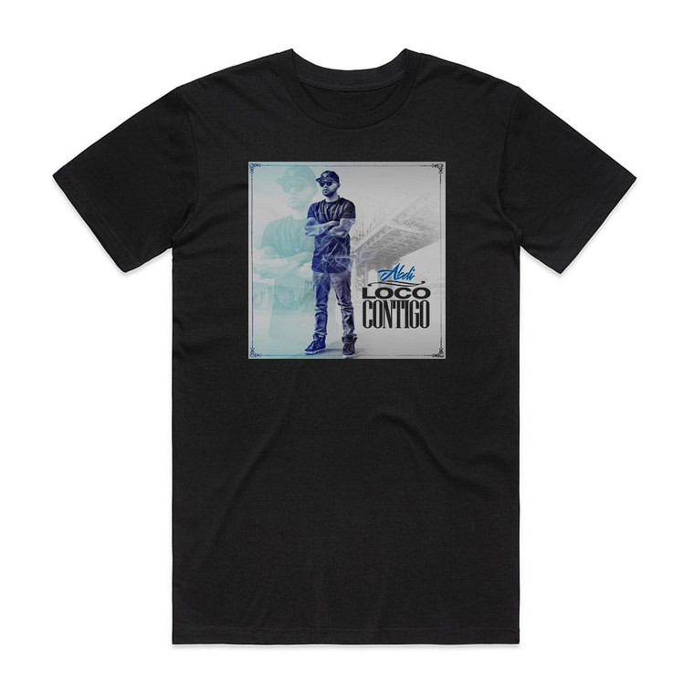 Abdi Loco Contigo 1 Album Cover T-Shirt Black