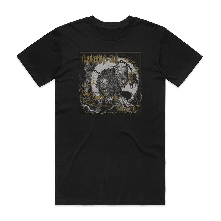 Awakening Sun Into The Light Album Cover T-Shirt Black