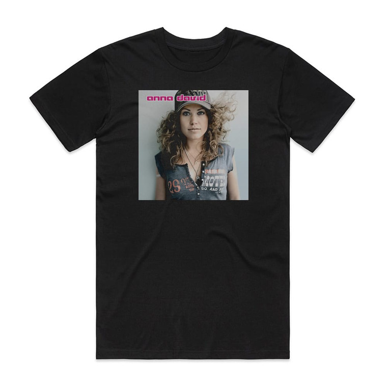 Anna David Anna David Album Cover T-Shirt Black