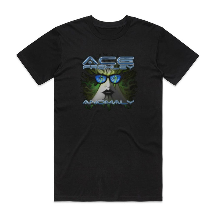 Ace Frehley Anomaly 1 Album Cover T-Shirt Black