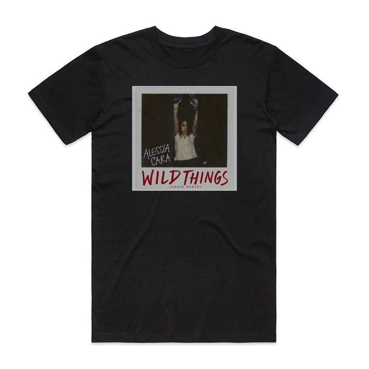 Alessia Cara Wild Things Nukid Remix Album Cover T-Shirt Black
