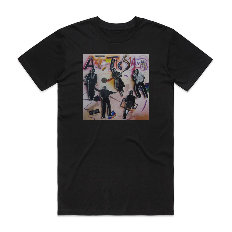Atlantic Starr As The Band Turns Album Cover T-Shirt Black Atlantic Starr As The Band Turns Album Cover T-Shirt Black